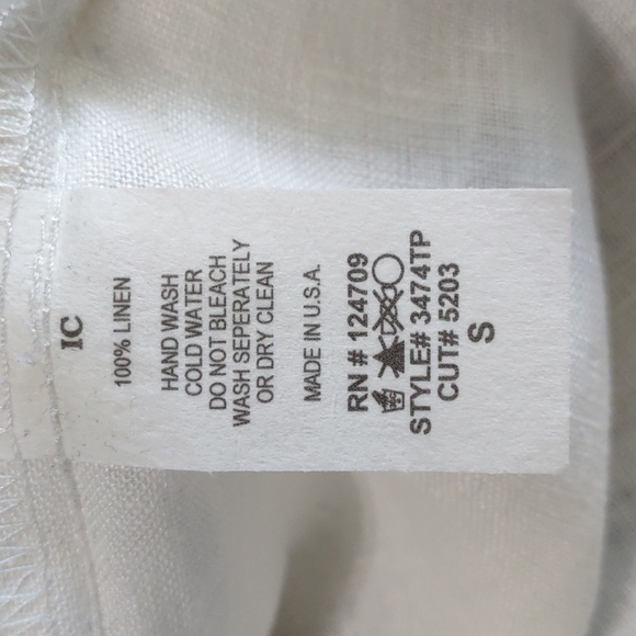 I C Collection by Connie K Linen Tank/Crop Pants Set - Picture 7 of 8